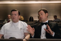 Bertram Pincus (Ricky Gervais) and Frank Herlihy (Greg Kinnear)