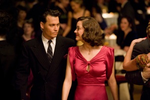  John Dillinger (Johnny Depp) and Billie Frechette (Marion Cotillard)