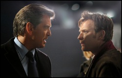 The Ghost Writer: Adam Lang (Pierce Brosnan) and The Ghost (Ewan McGregor)