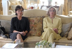 The Special Relationship: Cherie Blair (Helen McCrory) and Hillary Clinton (Hope Davis) The Special Relationship: Cherie Blair (Helen McCrory) and Hillary Clinton (Hope Davis)