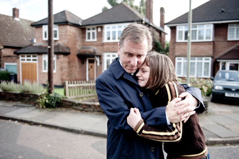 Broken: Archie (Tim Roth) and Skunk (Eloise Laurence)