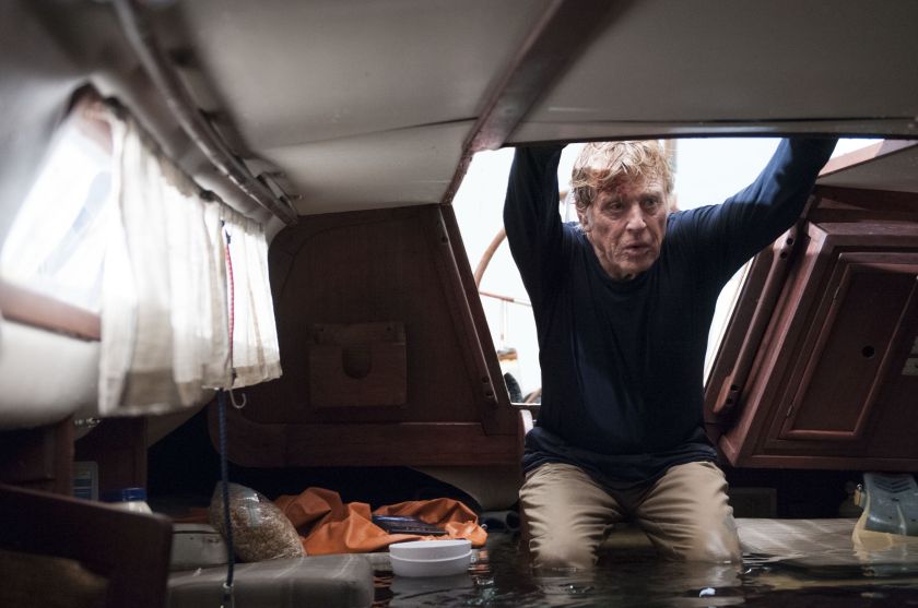 Robert Redford as Our Man in All Is Lost