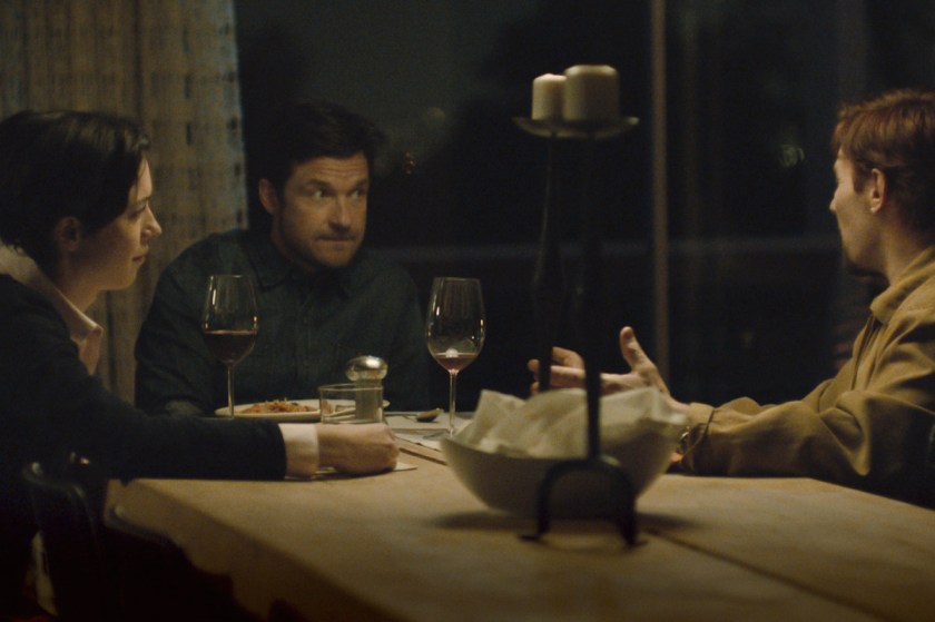 Rebecca Hall as Robyn Callen, Jason Bateman as Simon Callen and Joel Edgerton as Gordon 